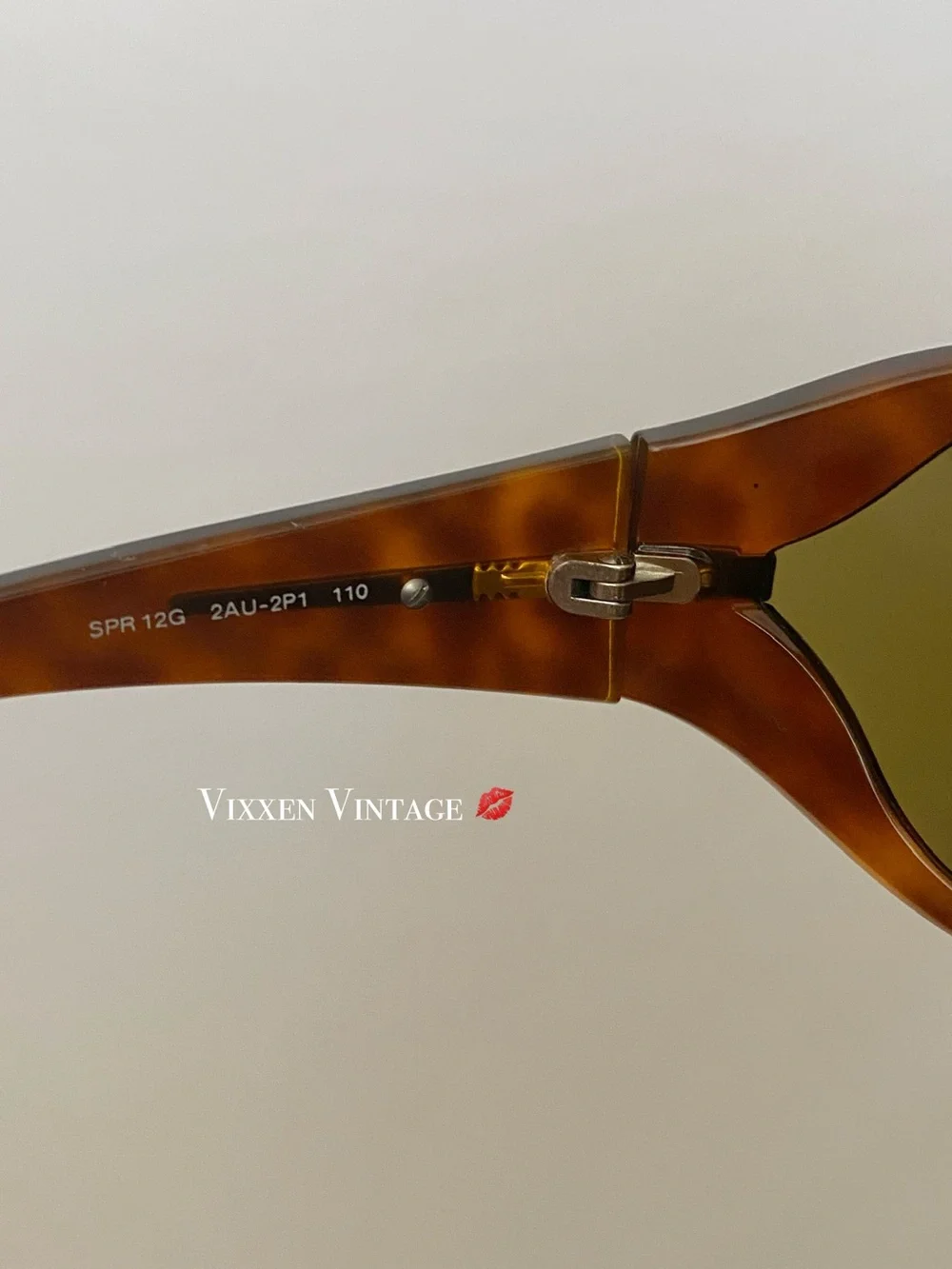 VINTAGE Y2K PRADA CHUNKY WRAP-AROUND SHIELD TORTOISE SHELL SUNGLASSES IN BROWN - Picture 10 of 13